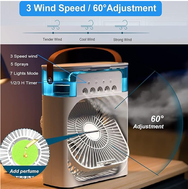 Portable Mini AC Cooler |🔥Flat 50% Savings🔥