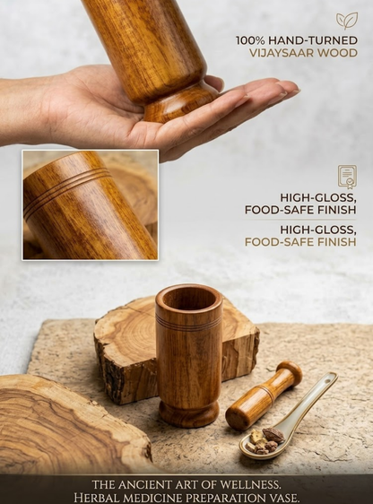 vijaysar wood glass for diabetes (4 Inch)