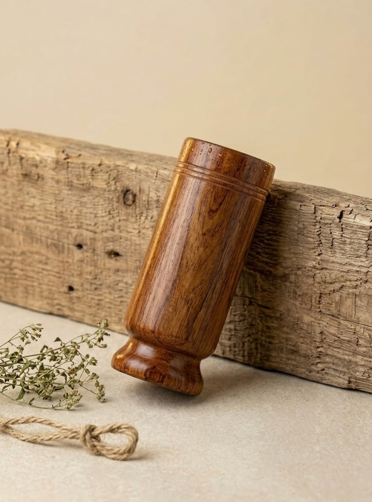 vijaysar wood glass for diabetes (4 Inch)