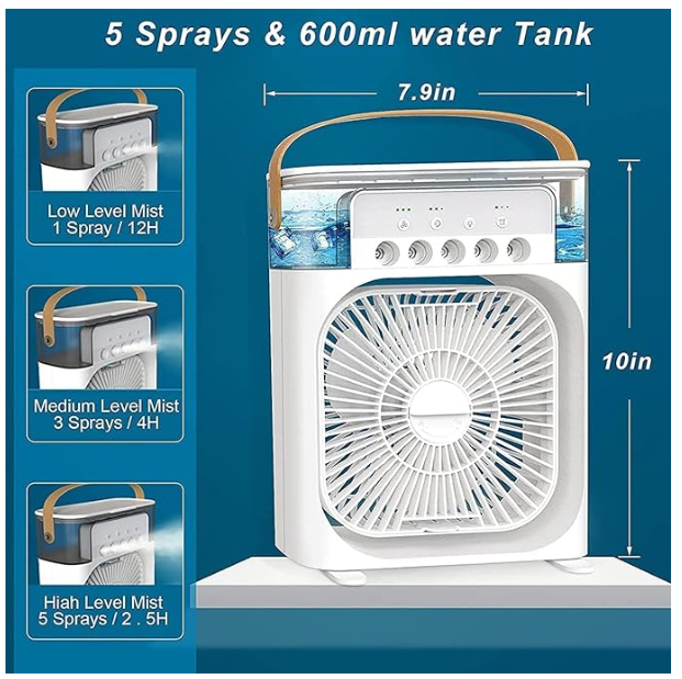 Portable Mini AC Cooler |🔥Flat 50% Savings🔥