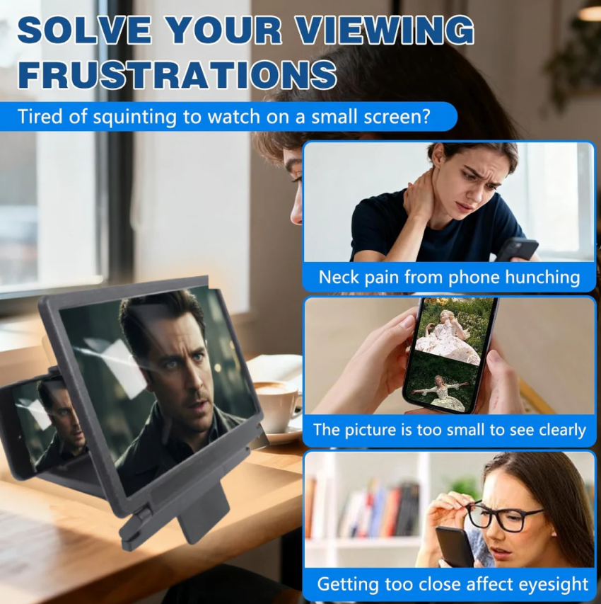 Mobile Phone Video Screen Magnifier |🔥Flat 50% Savings🔥