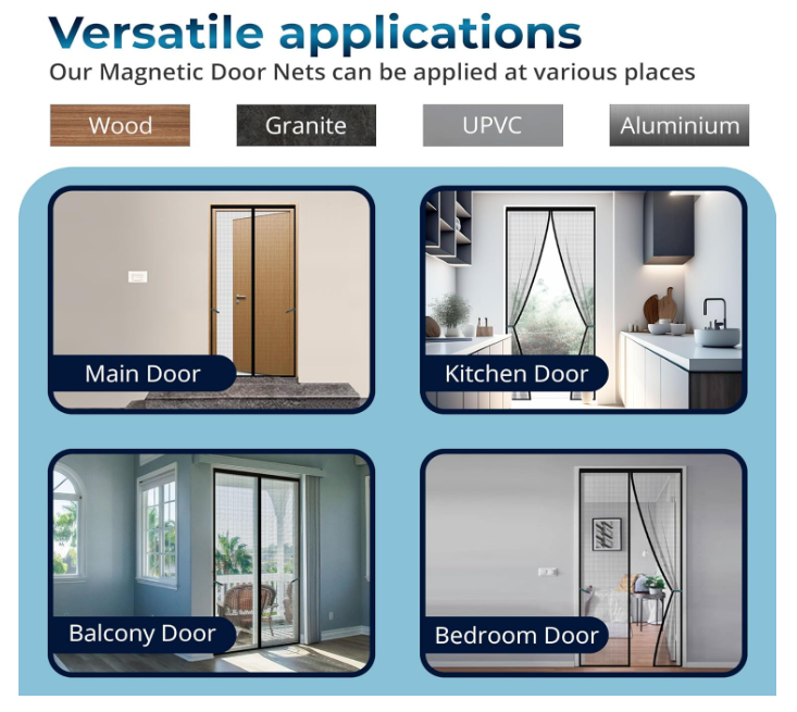 No Mosquito Magnetic Door Curtain | 🔥FLAT 50% OFF SAVING🔥