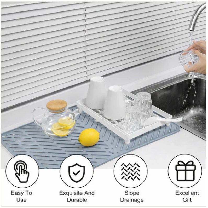 Silicone Dish Drying Mat |🔥Flat 50% Savings🔥
